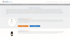 Desktop Screenshot of 10bestgin.com